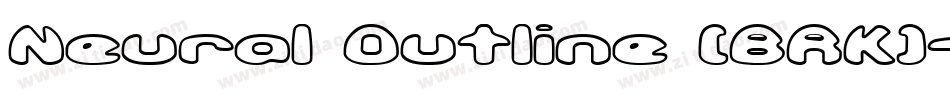 Neural Outline (BRK)字体转换